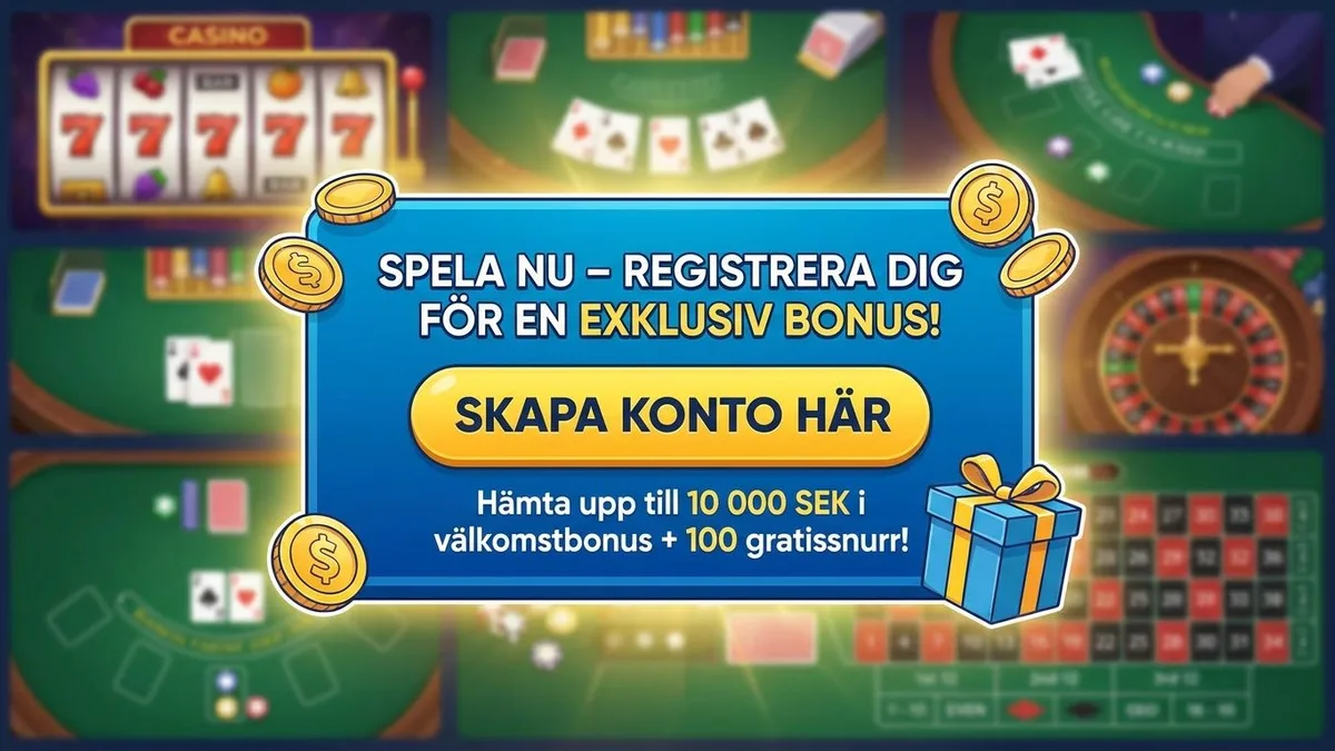 Registrera dig med bonus